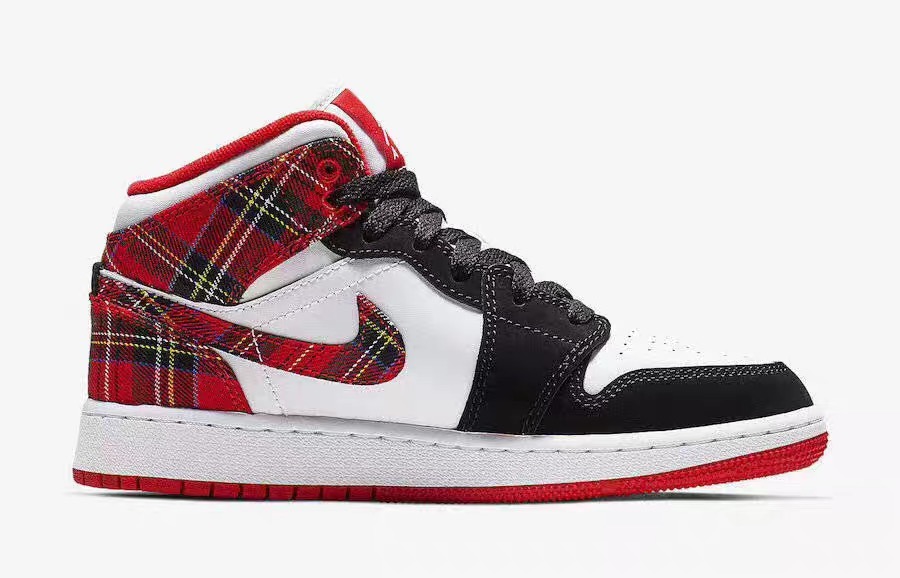 2018 Air Jordan 1 Christmas Black Red White Shoes